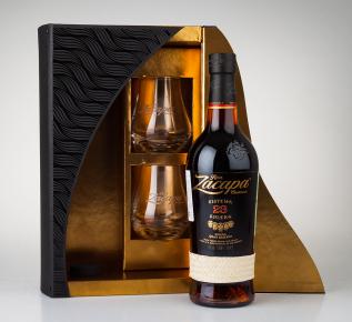 Zacapa Solera Gran Reserva 23 years Закапа Солера Гран Ресерва 23 года в п/у + 2стакана