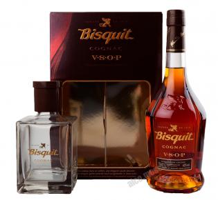 Bisquit VSOP Decanter  Коньяк Бисквит В.С.О.П. с декантером