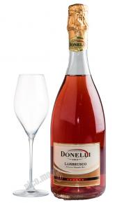 Donelli Lambrusco Вино игристое Донелли Ламбруско дель Эмилия ИГТ