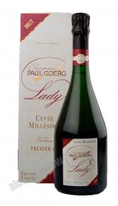 Paul Goerg Brut Cuvee Millesime Lady F gift box французское шампанское Шампанское Поль Гоэрг Брют Кюве Миллезим Леди Ф в подарочной упаковке