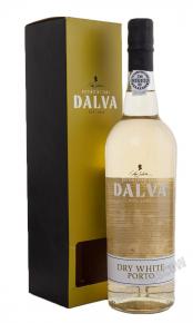 Porto Dalva Dry White 0.75l Gift Box Портвейн Далва Сухой Белый 0.75 л. в п/у