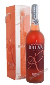 Porto Dalva Rose 0.75l Gift Box Портвейн Далва Розе 0.75 л. в п/у