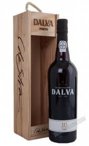 Porto Dalva 10 Years Old 0.75l Wodden Box Портвейн Далва 10 лет 0.75 л. в дер./уп.