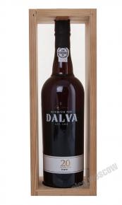 Porto Dalva 20 Years Old 0.75l Wooden Box Портвейн Далва 20 лет 0.75 л. в дер./уп.