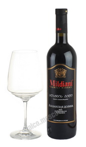 Mildiani Alazani Valley Red Semi Sweet Алазанская Долина Красное Полусладкое