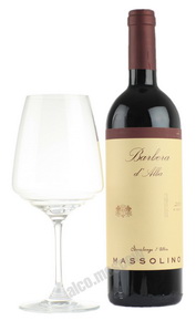Massolino Barbera d Alba итальянское вино Массолино Барбера д Альба