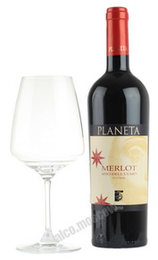 Planeta Merlot Итальянское Вино Планета Мерло