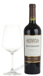 Errazuriz Carmenere Max Reserva чилийское вино Эразурис Карменер Макс Резерва