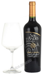 Sol de Andes Cabernet Sauvignon Reserva Especial Чилийское вино Сол де Андес Каберне Совиньон Резерва Эспешиаль
