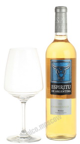 Espiritu De Argentina Chardonnay 2012 аргентинское вино Шардоне 2012