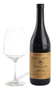 Renato Ratti Marcenasco Barolo Итальянское вино Ренато Ратти Марченаско Бароло