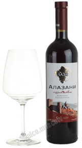 Alazani Lazi red Грузинское вино Алазани Лази красное