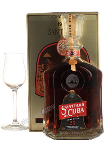 Santiago de Cuba Extra Anejo 25 years Ром Сантьяго де Куба Экстра Аньехо 25 лет