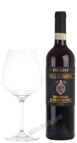 Piccini Brunello di Montalcino Villa al Cortile Итальянское вино Пичини Брунелло ди Монтальчино Вилла Аль Кортиле