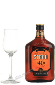 Stroh 40 Ром Штро 40 градусов  0,5 л