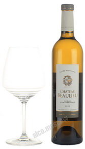 Chateau Beaulieu Coteaux d Aix-en-Provence Blanc Французское вино Шато Болье Кото д Экс-ан-Прованс