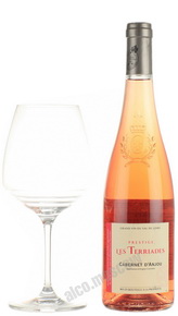 Cabernet d Anjou Prestige Les Terriades Французское вино Каберне д Анжу Престиж ле Террияд