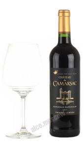 Chateau de Camarsac Bordeaux Superieur Французское вино Шато де Камарсак Бордо Супериор