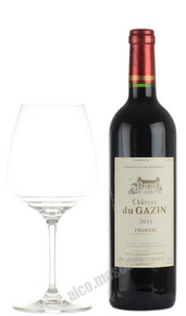 Chateau du Gazin Fronsac Французское вино Шато дю Газэн Фронсак