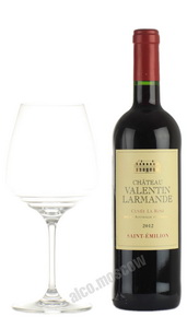 Chateau Valentin Larmande Saint-Emilion Французское вино Шато Валентин Ларманд Сент-Эмильон