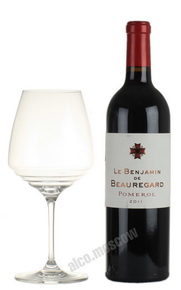 Le Benjamin de Beauregard Pomerol Французское вино Ле Бенжамен де Борегар Помроль