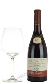 Reine Pedauque Aloxe-Corton 1er Cru Les Paulands Saint Vincent Французское вино Рене Педок Алокс-Кортон Премьер Крю Ле Полан Святой Винсент