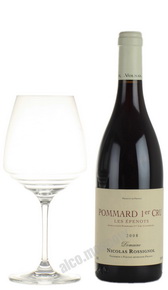 Domaine Nicolas Rossignol Pommard 1er Cru Les Epenots Французское вино Домен Николя Россиньоль Поммар Премьер Крю Эпено