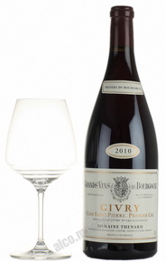 Domaine Thenard Givry Clos Saint-Pierre Premier Cru 1.5l Французское вино Домен Тенар Живри Кло Сен Пьер Премье Крю 1.5л