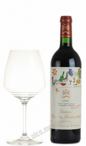 Chateau Mouton Rothschild Pauillac 1997 Французское вино Шато Мутон Ротшильд Пойяк 1997