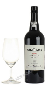 Grahams Vintage Port 1991 портвейн Грэмс Винтаж Порт 1991