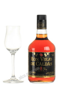 Viejo de Caldas Carta de Oro Anejo 8 anos Ром Вьехо де Кальдас Карта де Оро Аньехо 8 лет