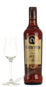 Carta Vieja Anejo 8 years ром Карта Виеха Анехо 8 лет