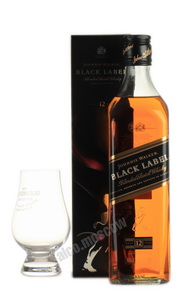 Johnnie Walker 12 years Black Label Шотландский виски Джонни Уокер 12 лет Блэк Лейбл п/у