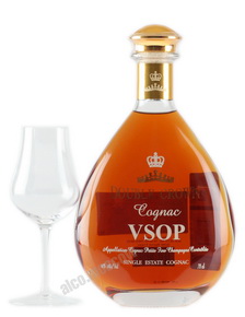 Double Crown VSOP decanter & gift box коньяк Дабл Краун ВСОП декантер в п/к