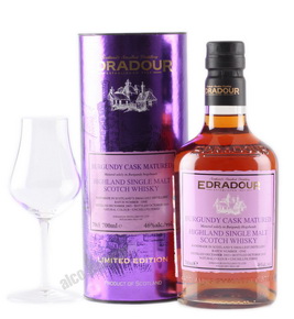 Edradour Burgundy Cask Matured 2003 виски Эдраду Бургундия Каск Мачьюред 2003 в тубе