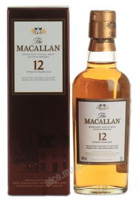 Macallan sherry oak 12 years виски Макаллан шерри оак 12 лет 40 градусов 0.05 л