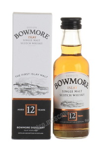 Bowmore 12 years old виски Боумор 12 лет 0.05л