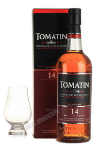 Tomatin 14 years 0,7l Виски Томатин 14 лет 0,7л в п/у