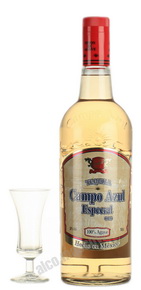 Campo Azul Especial Oro 100 % Agave текила Кампо Азул Эспесьял Оро 100 % агава