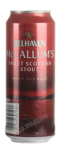 Belhaven McCallums Stout пиво Белхевен Маккаллумс Стаут темное фильтрованное пастеризованное 0.44 л. ж/б