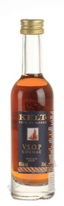 Kelt Tour du Monde VSOP Grande Campagne 0,05l Коньяк Кельт ВСОП Гранд Шампань Кругосветное Путешествие 0,05л