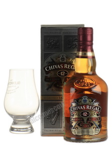 Chivas Regal 12 years 375 ml виски Чивас Ригал 12 лет 0.375 л