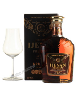 Ijevan Premium 5 yrs 0,5l Коньяк Иджеван Премиум 5 лет 0,5л п/у