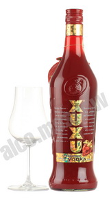 Ликер Ксуксу клубничный с водкой Ликер Xu-xu Strawberry & Vodka