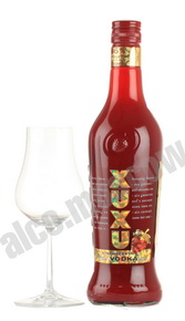 Ликер Ксуксу водка и клубника в подарочной упаковке Ликер Xu-xu Strawberry & Vodka