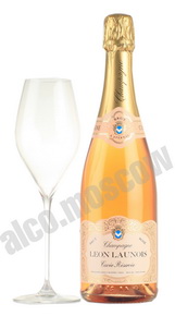 Leon Launois Brut Rose шампанское Леон Лонуа Брют Розе