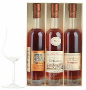 Delamain gift set: Pale & Dry, Vesper, Venerable 3 in 1 коньяк Деламен п/н: П&Д, Веспер, Венерабль 3 в 1