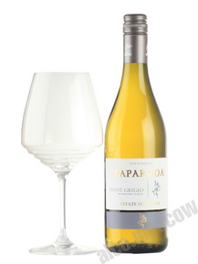 Paparuda Pinot Grigio Румынское вино Папаруда Пино Гриджио 2014г