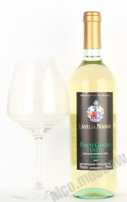 Lavilla Nanni Pinot Grigio IGT Вино Лавилла Нанни Пино Гриджио ИГТ