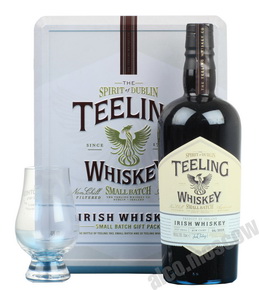 Teeling Irish Whiskey +2 бокала в металл/короб.